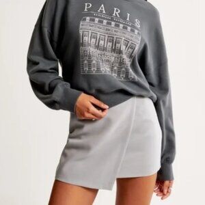 Menswear Wrap Mini Skort